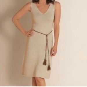 SOFT SURROUNDINGS Lucera Crochet Knit Dress XL